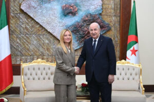 Cezayir Cumhurbaşkanı Tebbun ile İtalya Başbakanı Meloni görüştü