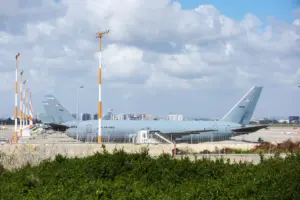 ABD ordusuna ait yakıt ikmal uçakları, İsrail’in Ben Gurion Havalimanı’nda görüntülendi