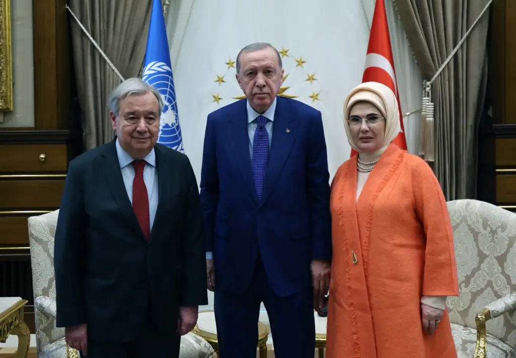 Cumhurbaşkanı Erdoğan, Birleşmiş Milletler Genel Sekreteri Guterres’i kabul etti