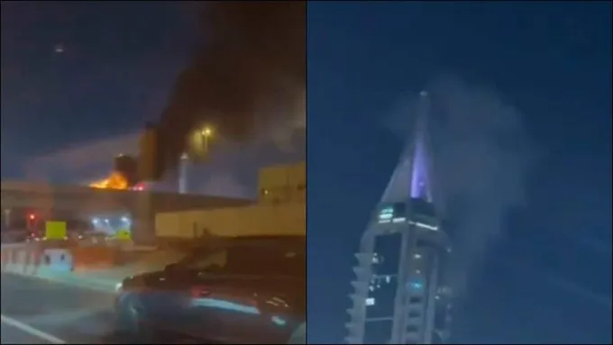 Dubai Marina Kulesi’ne kamikaze İHA’nın parçaları isabet etti