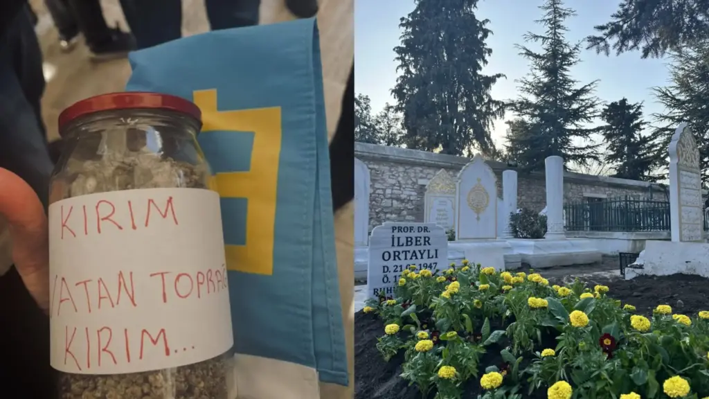 Prof. Dr. İlber Ortaylı, Kırım ve Çanakkale Şehitliklerinden Getirilen Topraklarla Fatih Camii Haziresine Defnedildi