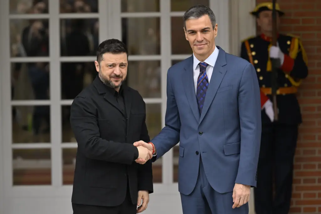 Ukrayna Devlet Başkanı Volodimir Zelenskiy, İspanya’da