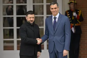 Ukrayna Devlet Başkanı Volodimir Zelenskiy, İspanya’da